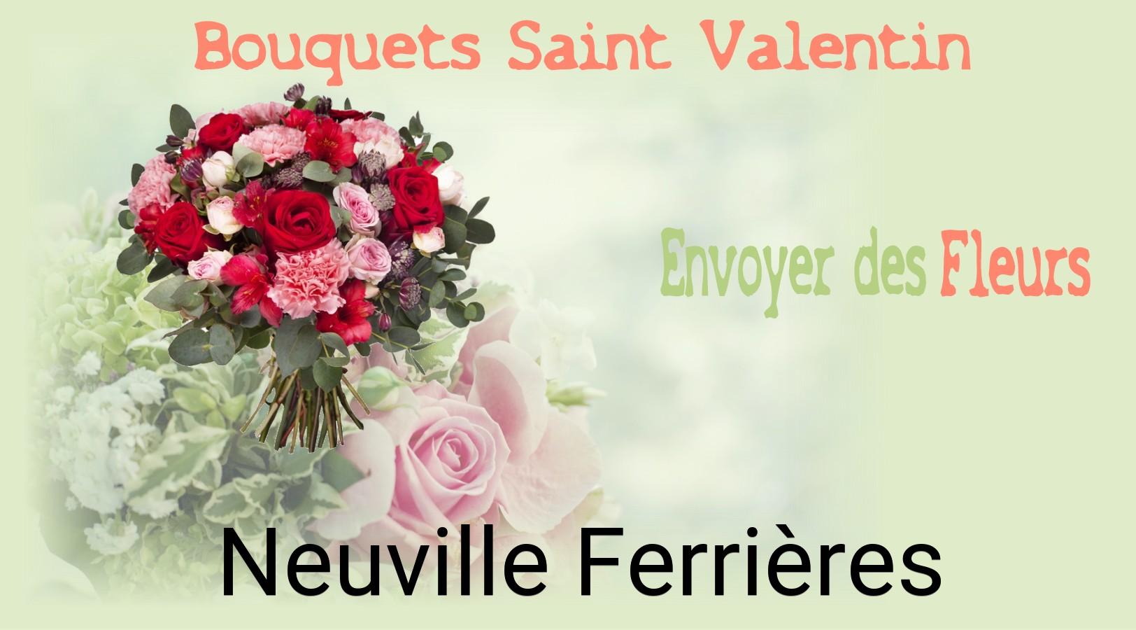Roses de Saint-Valentin livrées à Neuville-Ferrières